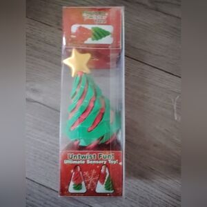 Christmas Tree Twiddle Twister Sensory Tree Toy with Star ⭐ Nib New 🆕